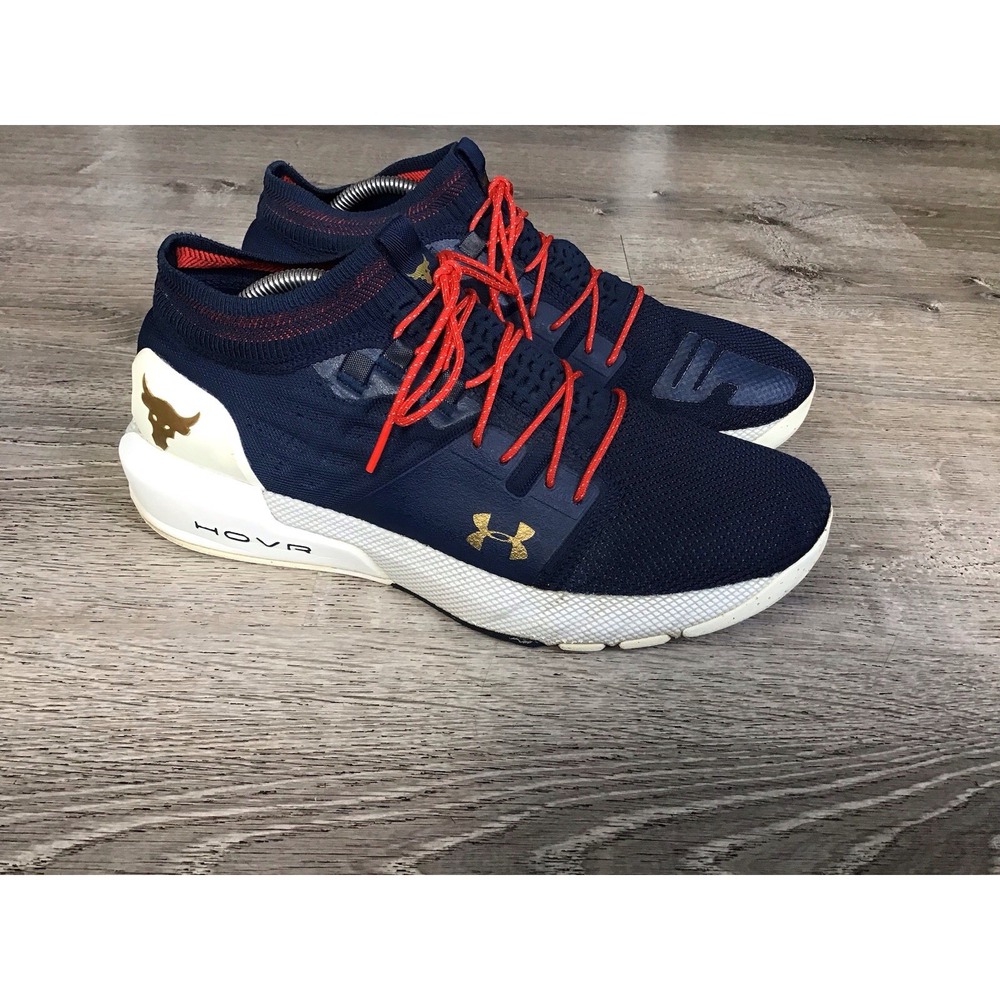 Under Armour Project Rock 2 Training Navy USA Men's Size 11 Shoes 3022024-402